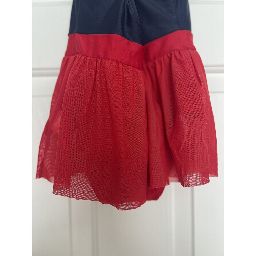 Hanna Andersson Captain American Swimsuit Skirt Size 5 Superhero - Picture 9 of 11